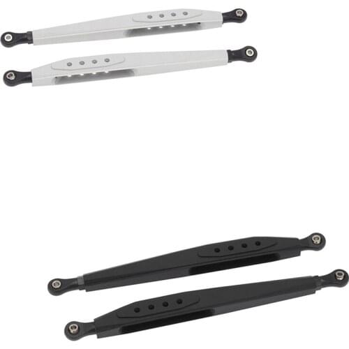 2Pcs Metal Rear Trailing Arm Swing Linkage Link Rod Pull Rod for AXIAL RBX10 Ryft 1/10 RC Crawler Upgrade Parts