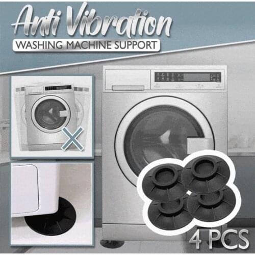 4pcs Floor Mat Anti Vibration Noise Reducing For Dryer Feet Washing Machine Pad