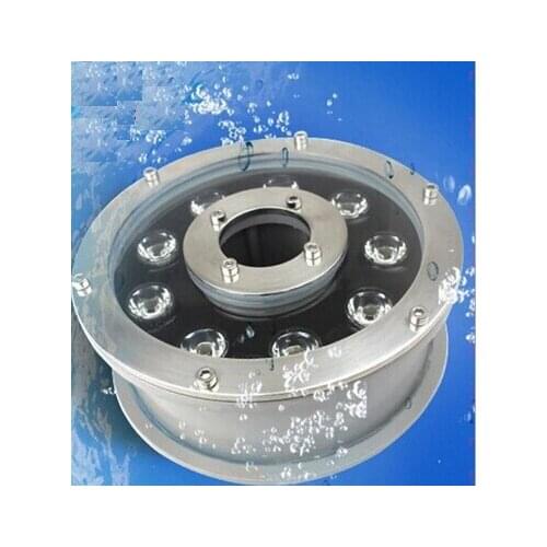 5pcs 6w 9w12w 15w 18w underwater led light Fountain White/Blue RGB waterproof ip68 for swimming pool AC12V 24V High quality