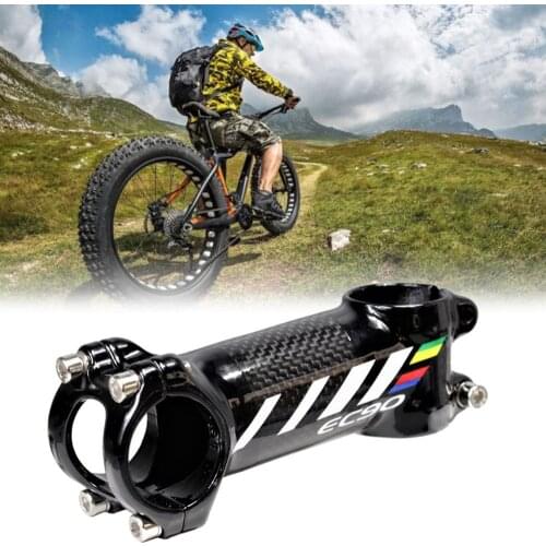 60/70/80/90/100/110/120MM Carbon fiber+Aluminum alloy Bicycle Stem Mountain MTB Road Bike Stem Cycling Parts