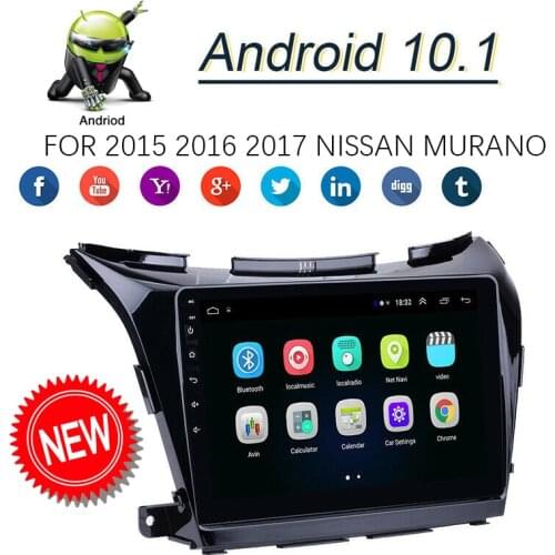 10.1'' Android 9.1 for 2015 2016 2017 Nissan Murano GPS Car Stereo player WIFI 16 GB INand Flash Car Radio Black