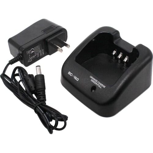 BC-160 Rapid Charger for ICOM Radio IC-F4029SDR A14 A15 F14 F16 F26 F3026 F4026 F33GS F44 F3021 F4021 F3161 F3163 F4162 BP-232