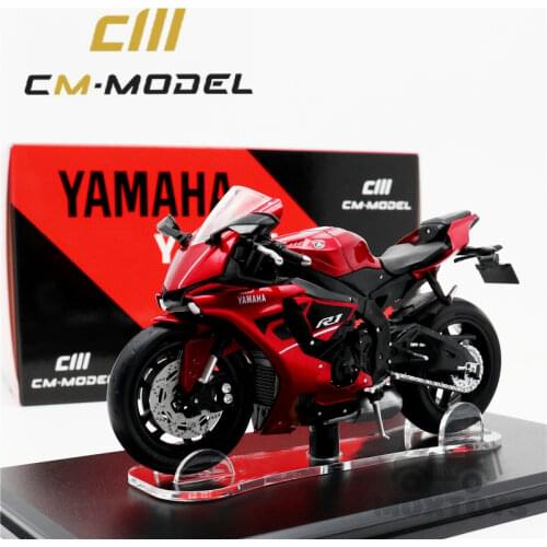 CM Model 1:18 2018/2019 YAMAHA R1 Red Diecast Motorcycle