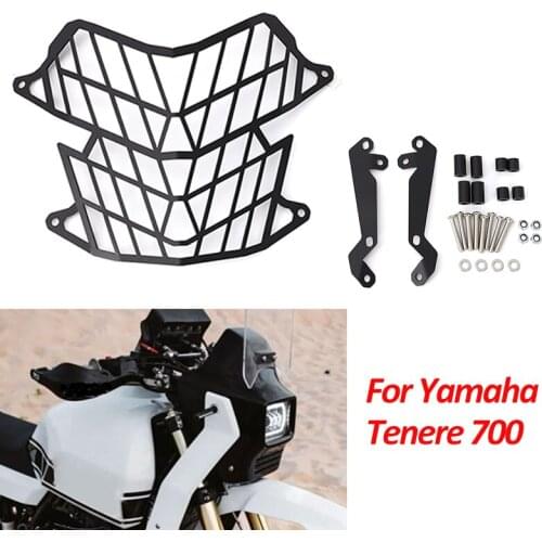 For Yamaha Tenere 700 TENERE 700 Tenere700 Motorcycle Headlight Protector Guard Grill Grille Cover Aluminium