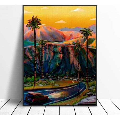 California south Canvas Painting Art Print Poster Picture Wall Modern Minimalist Bedroom Living Room Decoration