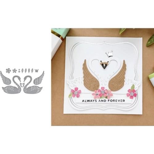Swan Cutting Dies for DIY Scrapbooking/photo album Decorative Embossing DIY Paper Cards and die