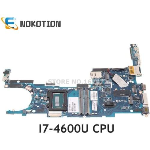NOKOTION For HP EliteBook Folio 9480M Laptop motherboard I7-4600U CPU 6050A2648201 769719-001 769719-501 769719-601