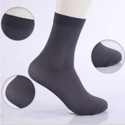 10 Pairs/pack Men Socks Summer Business Solid Color Breathabel Thin Fashion Male Ankle Length Socks High Quality New