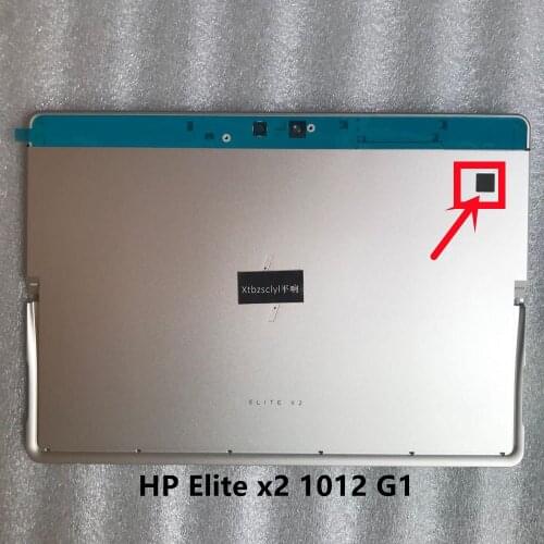 For New HP Elite x2 1012 G1 silver LCD screen back cover laptop A shell Fine Vertical bar LOGO