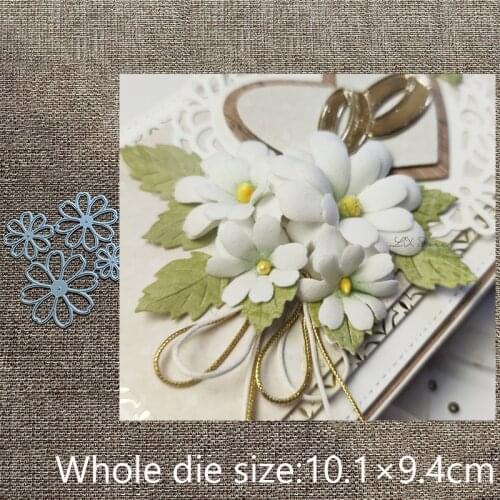 New Design Craft Metal stencil mold Cutting Dies daisy flower decoration scrapbook die cuts Album Paper Card Craft Embossing