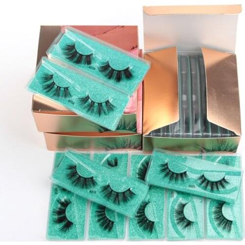 Wholesale Eyelash 4/10/30/50/100 Pcs 3d Mink Lashes Natural Mink Eyelashes Wholesale False Eyelashes Make up Fake Lashes In Bulk