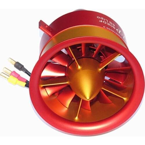 RC Airplane Vortex Air Spray 12 Blade 105mm 14S EDF Aircraft JP Electronic Ducting Motor cowling Fan Metal Holder