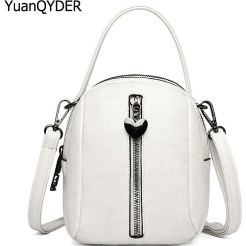 Soild Color Designer New Womens Shoulder Bag Fashion Design Ladies Mini Mobile Phone Bag Quality Leather Women Messenger Bags