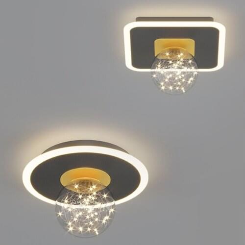 Nordic Modern LED Ceiling Lamps For Restaurant Apartment Living Room Creative Luxury Indoor Aisle Decorative Lighting Luminaire