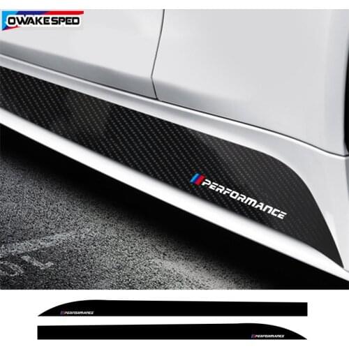 ///Performance Sport Stripes Carbon Fiber Car Door Side Skirt Sticker For-BMW 1 series F20 E82 E88 F52 Limited Edition Decals