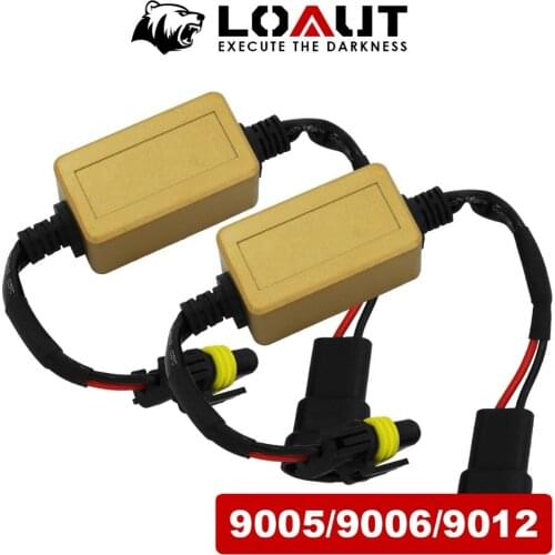 LOAUT LED Headlight Decoder Only for Jeep Cherokee 9012 9005 HB3 9006 HB4 Hi Lo Beam Canbus Wiring Harness AUTO DC 12V 16A