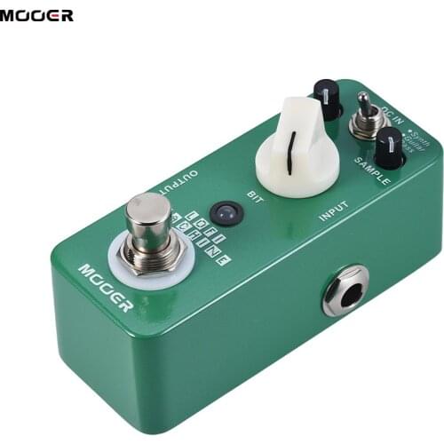 MOOER LOFI MACHINE Guitar Pedal Sample Reducing Guitar Effect Pedal 3 Modes True Bypass Full Metal Shell