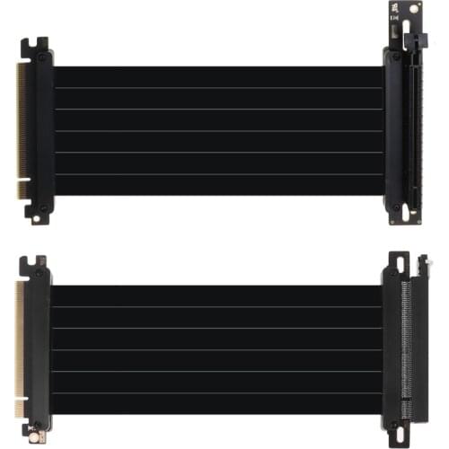 Gen3.0 PCI E 3.0 16X Graphics Card vertical kickstand/base A TX case Flexible Extension Cable Riser Card Adapter for GPU