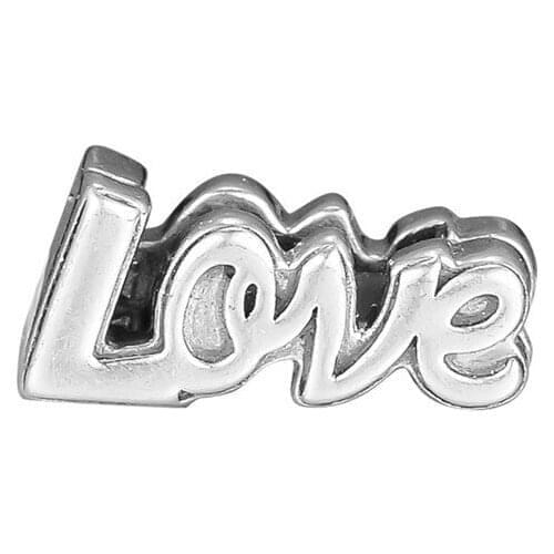Love Letter Clip Vintage Reflexions Beads for Jewelry Making Sterling Silver 925 Jewelry Charm Beads for Reflexions Bracelets