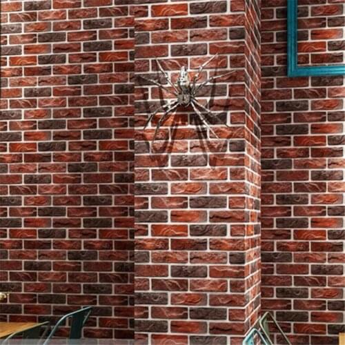 Wellyu Chinese retro brick pattern red brick blue brick antique brick wallpaper 3d brick culture stone background wall paper