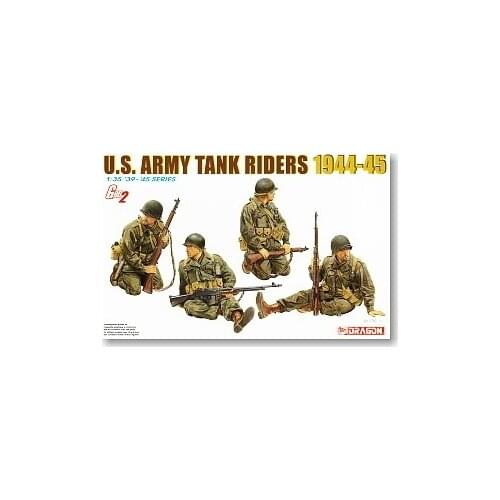 1/35 scale model Dragon 6378 US troops in the chariot 1944-45