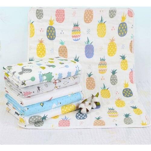 1 Piece Wasoyoli Baby crib Pads 100*120cm Newborn Baby Portable Reusable Changing Pad Infant Bedding Waterproof Mat Play Mat