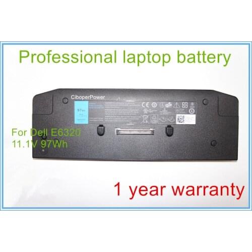 11.1V 97WH Extended Slice Battery KJ321 For E6420 E6520 E6320 E5420 XT3 Notebook