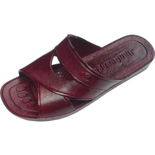 2021 Summer Casual Fashion Mens Flip Flops Beach Sandals Male Outdoor Flat Slippers Outside Non-slip Shoes Cheap