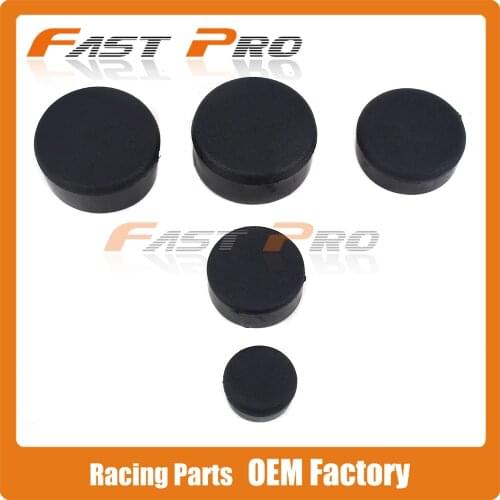5pcs Motorbike Rubber Frame Plugs Cover Protector for Suzuki GSX 1300R Hayabusa 1999-2014 Bike Motorcycle Accessories Parts