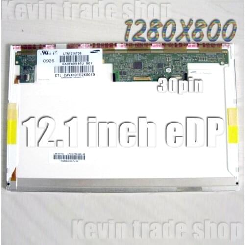 Free shipping HV121WX5-121 HV121WX5-120 LTN121AT08 LP121WX3-TPB1 B121EW09 V.4 For HP 2540P laptop LCD screen 30pin eDP 1280*800