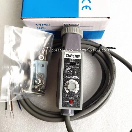 KS-C2WA KS-C2GA KS-C2WGA KS-C2RGA CNHENW Color Code Sensor Bag Making Machine Photoelectric Switch Sensor