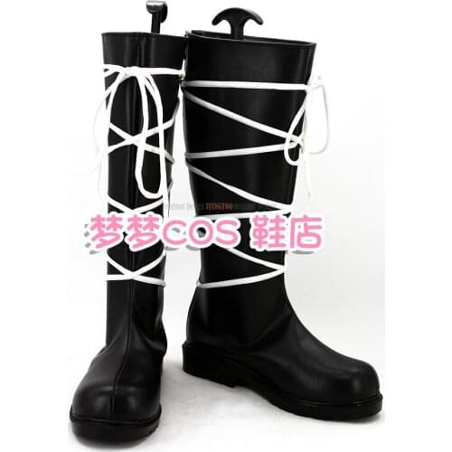 HITMAN REBORN! Superbia Squalo Anime Characters Shoe Cosplay Shoes Boots Party Costume Prop