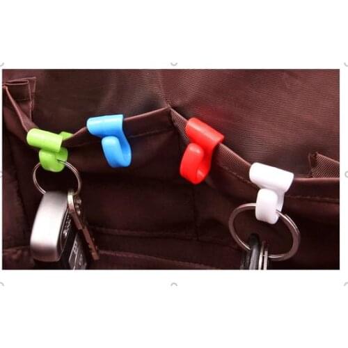 2Pcs/pack Creative Anti Lost Bag Hooks Installed Inside The Built-key Holder Key Holders Clip For Easy Carrying