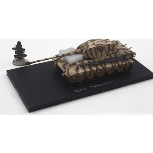 1/72 Tiger II Normandy 1945 World War II German Tiger Tank Alloy Simulation Military Model