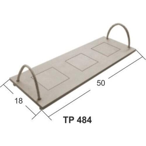 Can be dyed Corded Square China Tray paintable decorative objects декоративные предметы под роспись