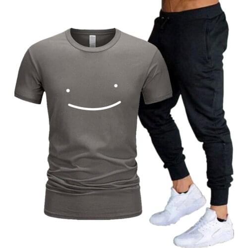 2021 Mens Sets T Shirts pants Two Pieces Sets Casual Tracksuit Men/Women suit print Tops+Pants Gyms Fitness trousers