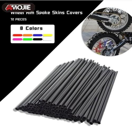 Dirt Bike Wheel Spoke Skins Enduro Off Road Rim For Kawasaki KX250F KX450F KX250 KX125 KXF250 KXF450 KX 125 KXF 250 450 KLX650