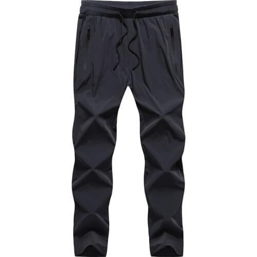 New Men Casual Loose Sweat Pants Sweatpants Fashion Style Slim Trousers Full Length Pants Men Drawstring Casual Pants