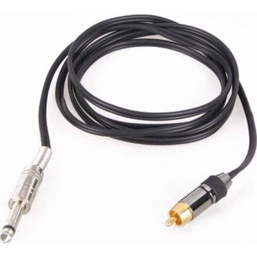 Professional Tattoo RCA Clip Cord Black Round Clipcord For Tattoo Foot Pedal Switch Equipment Tattoo Machine