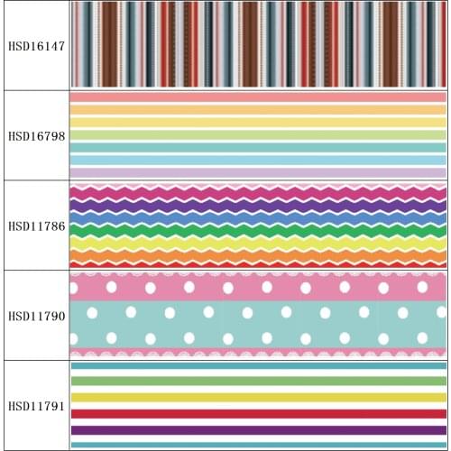 22MM 25MM 38MM 50MM 75mm Printed Pattern on Grosgrain Ribbon for diy ribbon