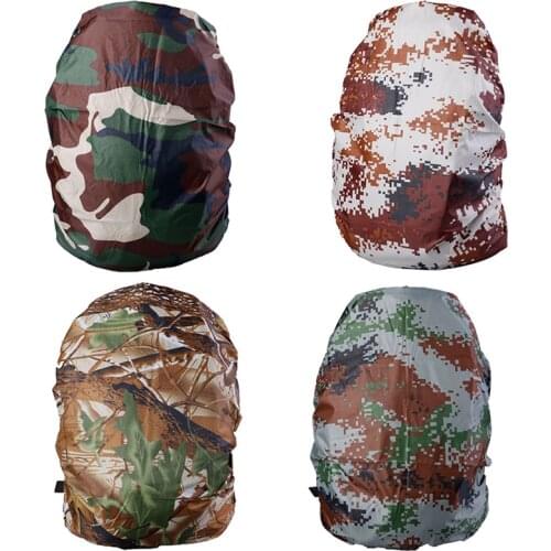 Backpack Rain Cover 35L Portable Ultralight Waterproof Bag Camo Tactical Outdoor Camping Hiking Climbing Dust Raincover