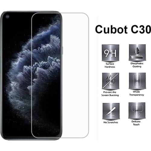 Glass For Cubot C30 Tempered Glass Front Explosion-Proof Protective Film Screen Protector For Cubot C30 C 30 Pelicula de Vedro