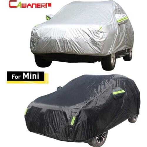 Cawanerl For Mini Cooper One Paceman Clubman Countryman Waterproof Car Cover Sun Rain Snow Protector Dust Proof Full Auto Cover