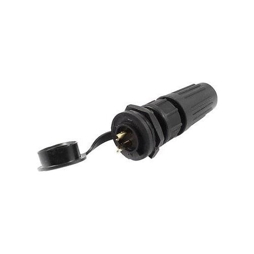 AC 125V 7A 5-7mm Waterproof Cable Gland 2/3/4/5/6/7/8 Pins Connector Aviation Plug + Cap Z108 1pc