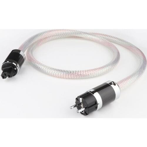 Hi-End Valhalla power line HIFI POWER CABLE 7N OFC Power Cord with EU Plug Amplifier CD, Decoder, Power Wire