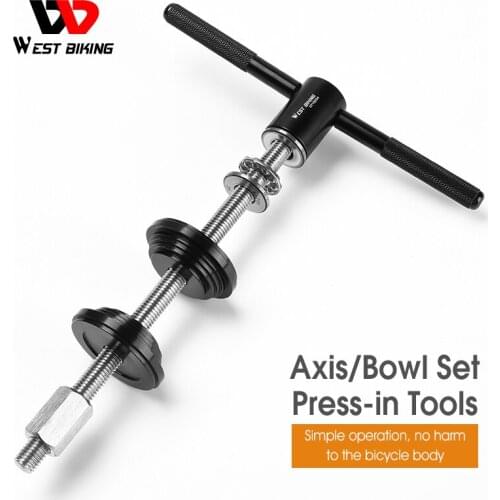 WEST BIKING MTB Road Bike Headset BB Bottom Bracket Press Tool Aluminum Alloy High Quality Durable Installation Tool Repair Tool