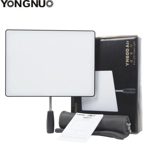 YONGNUO YN600 Air Ultra Thin LED Camera Video Light 3200K-5500K for Canon Nikon Pentax Olympas Samsung DSLR & Camcorder