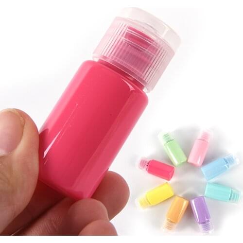2pcs 10ml Mini Empty Candy Plastic Travel Set Emulsion Shampoo Sub Bottle Lotion Refillable Bottle Cosmetic Packaging