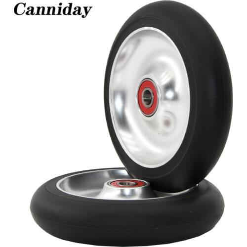 2pcs 110mm Pair Professional Stunt Scooter Wheels110mm Metal Scooter Wheels Replacement - Pro Scooter Wheels