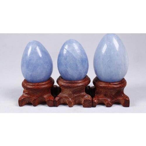 40*25mm Natural Crystal Egg Table Top Desktop Ornaments Solid Wood Base Home Office Tabletop Ornament Healing Quartz Stones